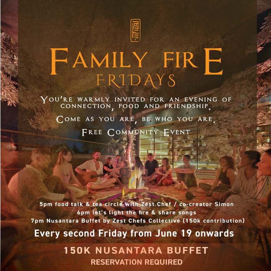 Family Fire Fridays — Dragon Tea Temple · Ubud, Bali · Bali