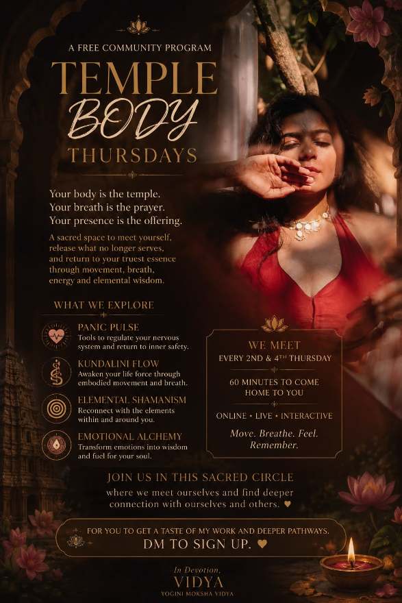 Temple Body Thursdays — Online