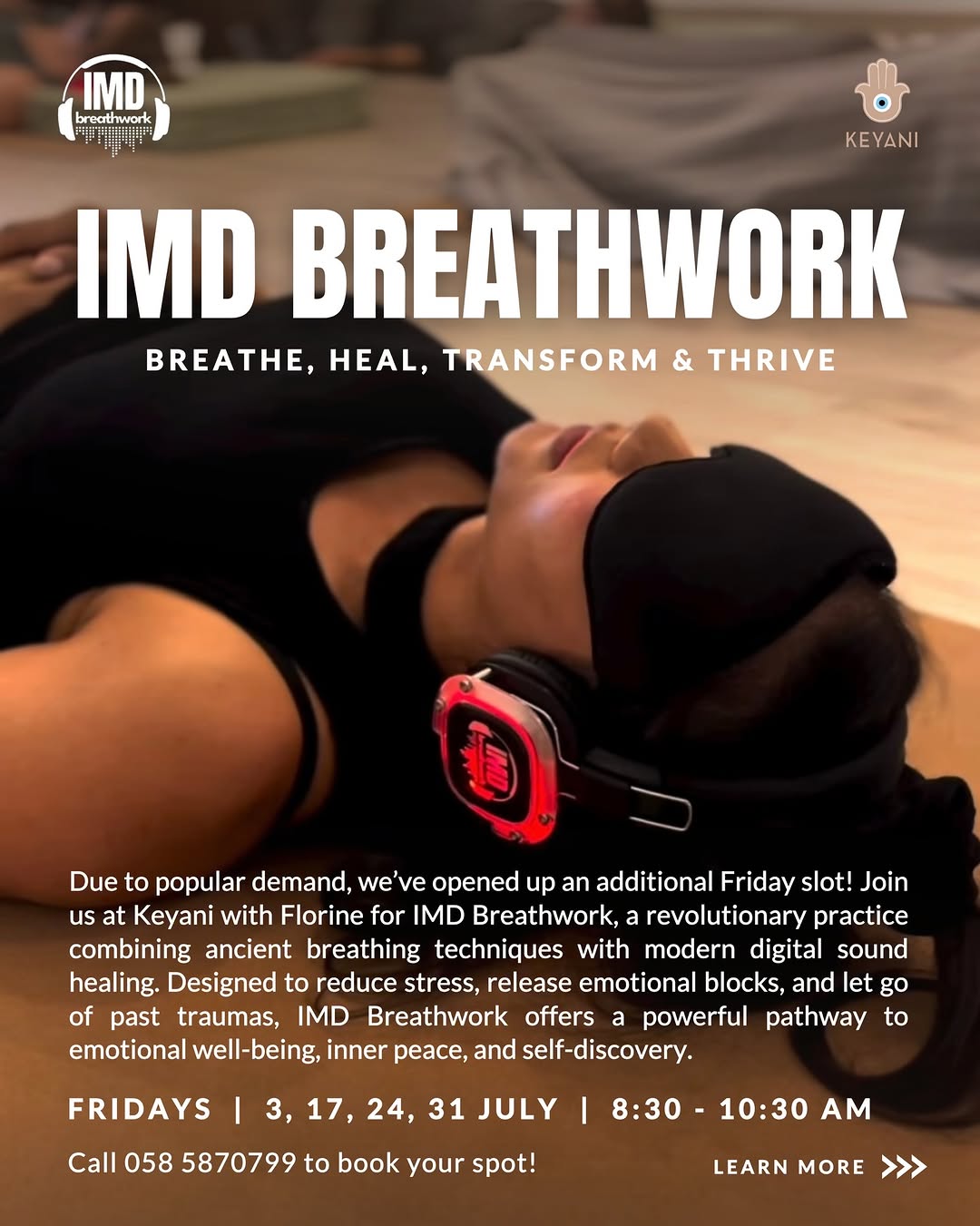 IMD Breathwork with Florine — Keyani Wellness · Dubai