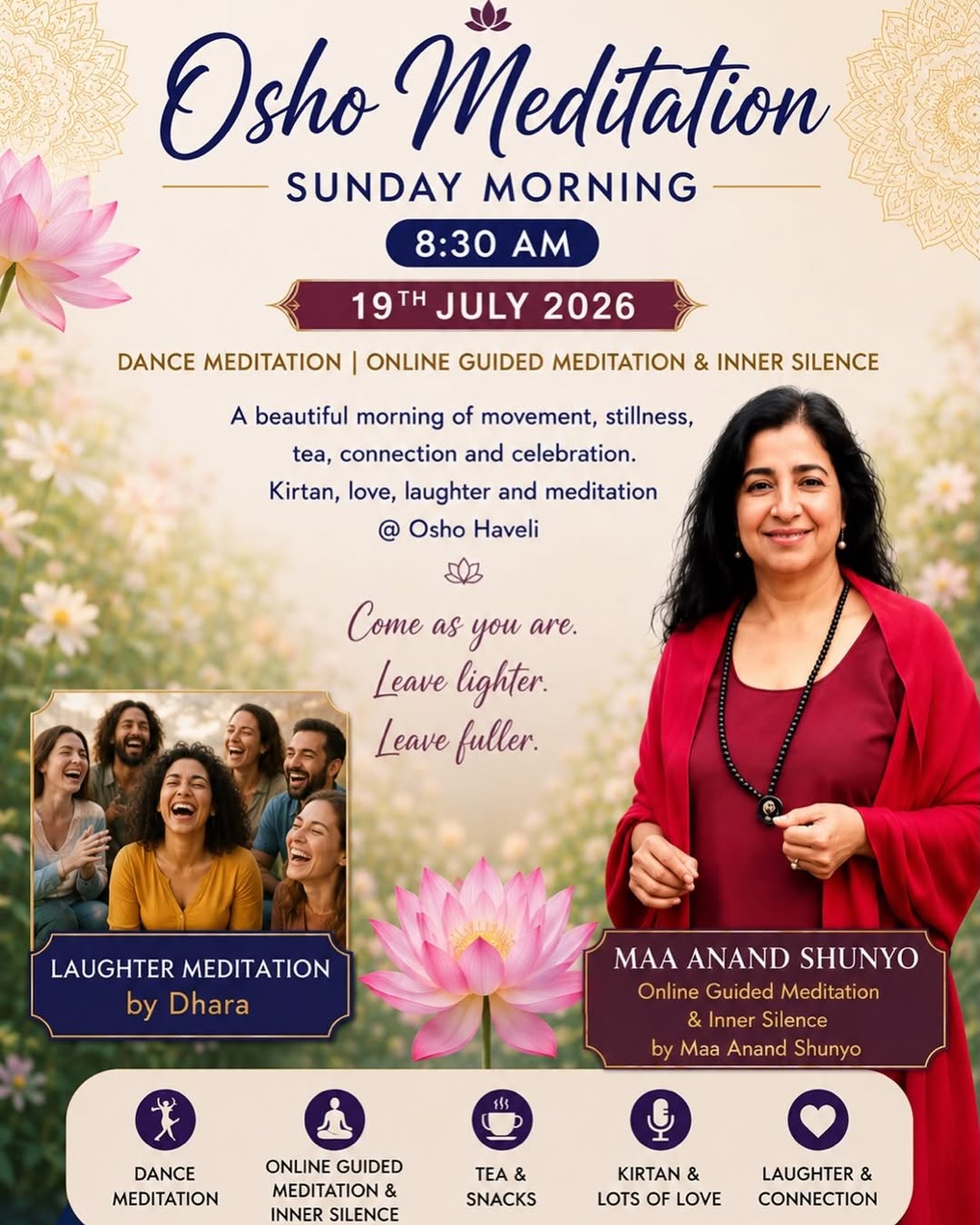Osho Meditation & Satsang — Osho Haveli · Dubai · Dubai